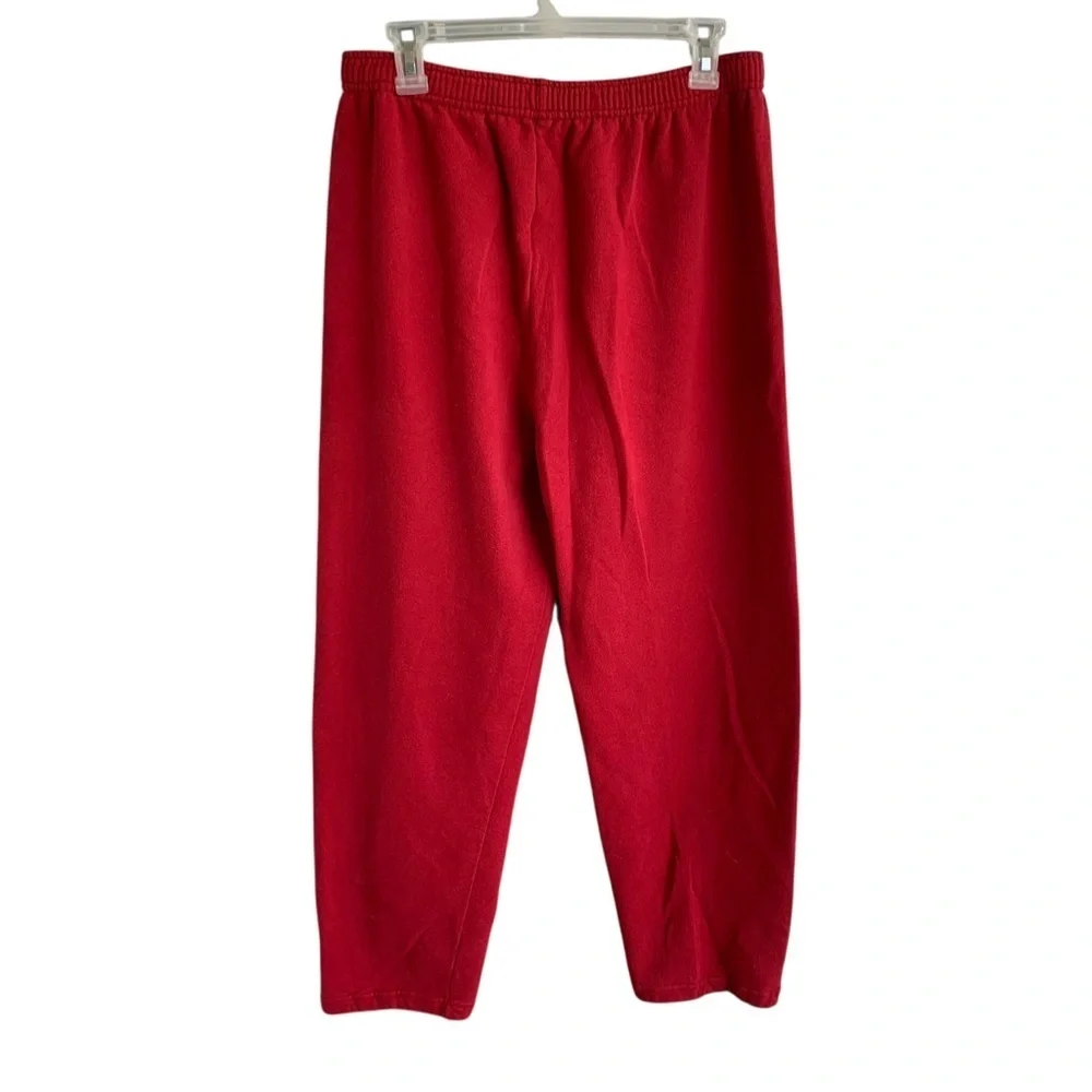 Vintage Blank Dark Red Sweatpants Adult XL Mens 90s Jerzees Joggers